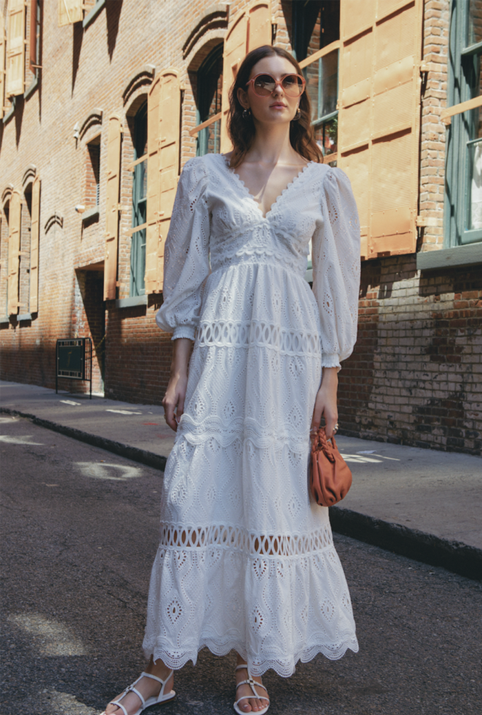 AMARANTA MAXI DRESS WHITE