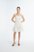 AVALON MINI DRESS WHITE