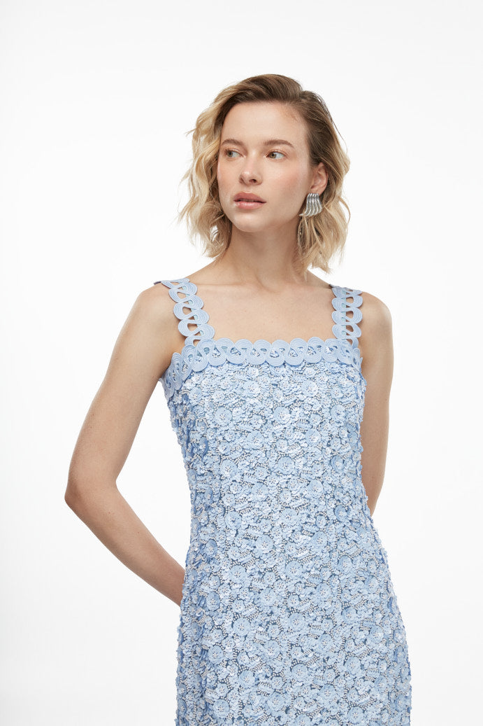 CENTELLA MAXI DRESS BLUE